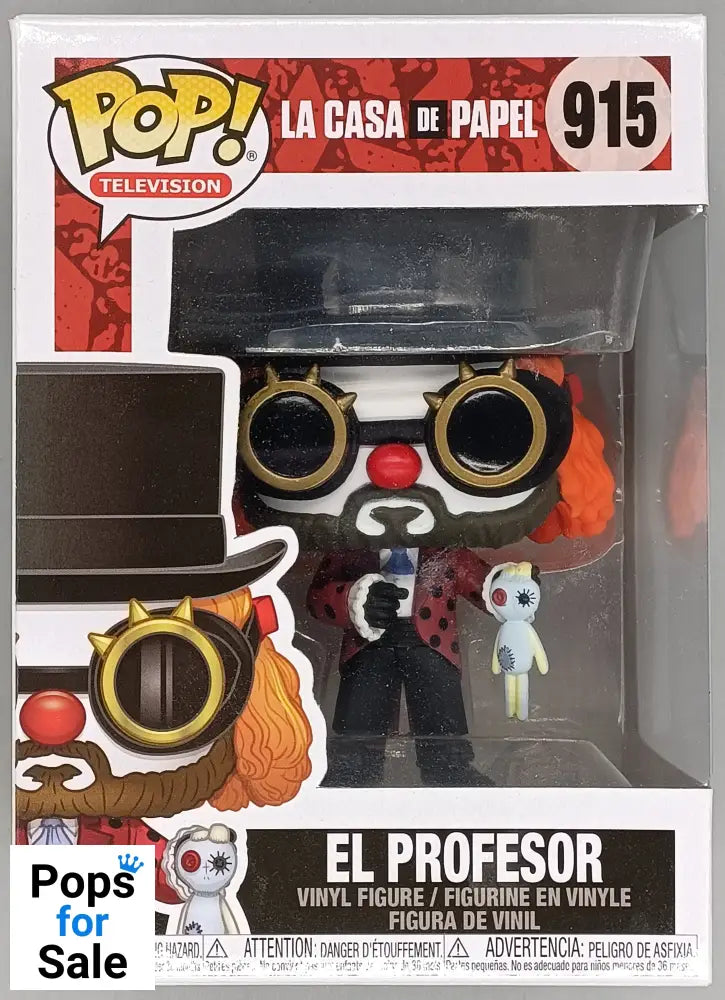 #915 El Profesor - La Casa de Papel Money Heist Funko POP