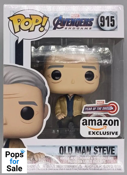 #915 Old Man Steve - Marvel Avengers Endgame Funko POP