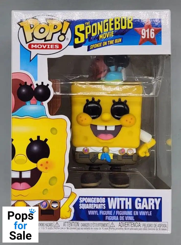 916 SpongeBob SquarePants (with Gary) Sponge On The Run Funko POP
