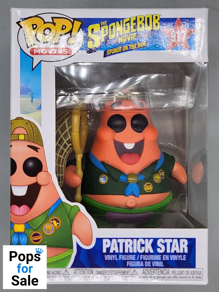 #917 Patrick Star - Spongebob Movie: Sponge On The Run Funko POP
