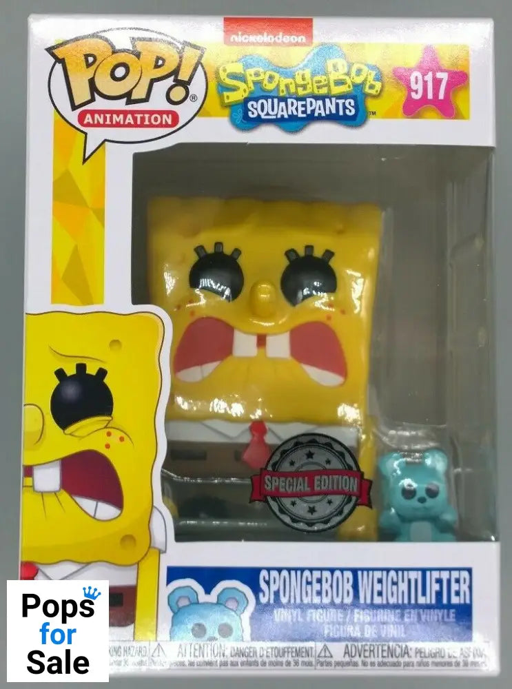 #917 SpongeBob Weightlifter - Spongebob Squarepants Funko POP