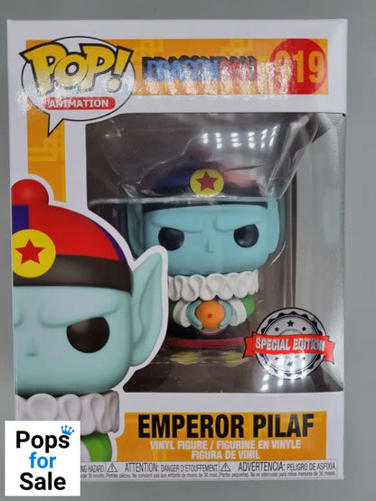 919 Emperor Pilaf - Pop Animation - Dragon Ball Funko POP - Box Damaged