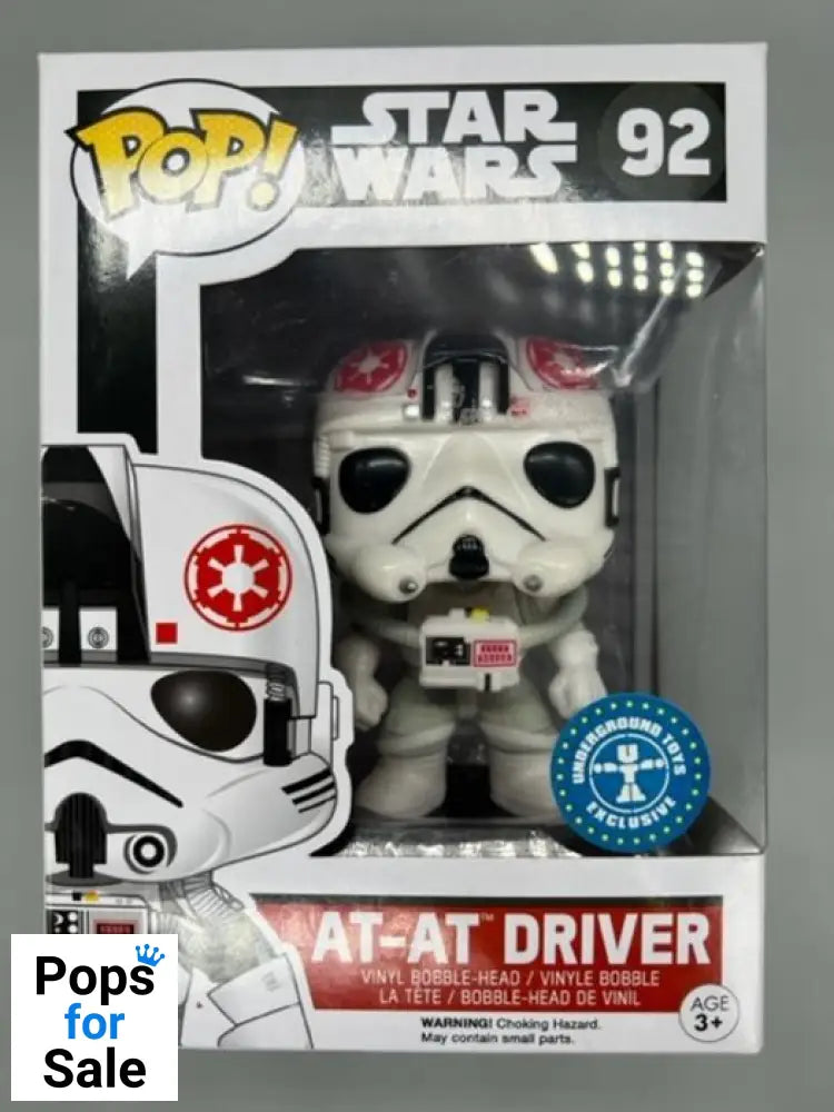 #92 AT-AT Driver - Star Wars - Box Damaged Funko POP