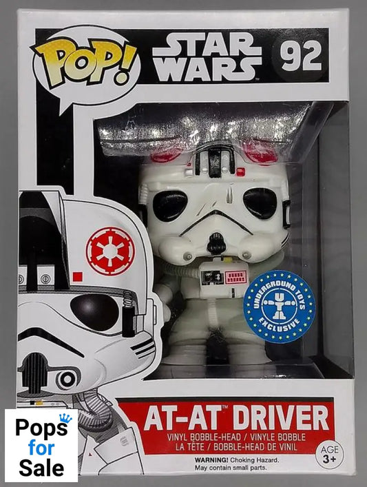 #92 AT-AT Driver - Star Wars - Box Damaged Funko POP