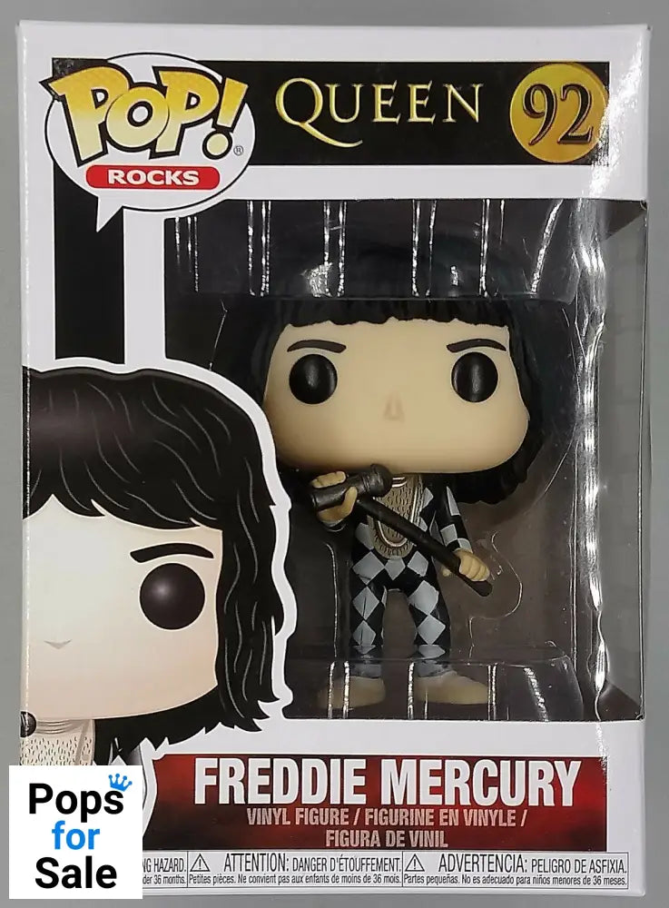 92 Freddie Mercury - Queen - Rocks Funko POP