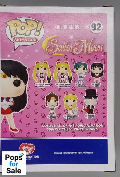 92 Sailor Mars - Sailor Moon - Box Damaged Funko POP