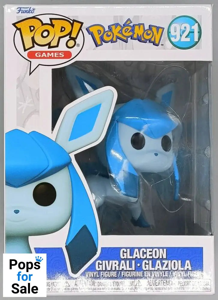 921 Glaceon - Pokemon - Box Damaged Funko POP