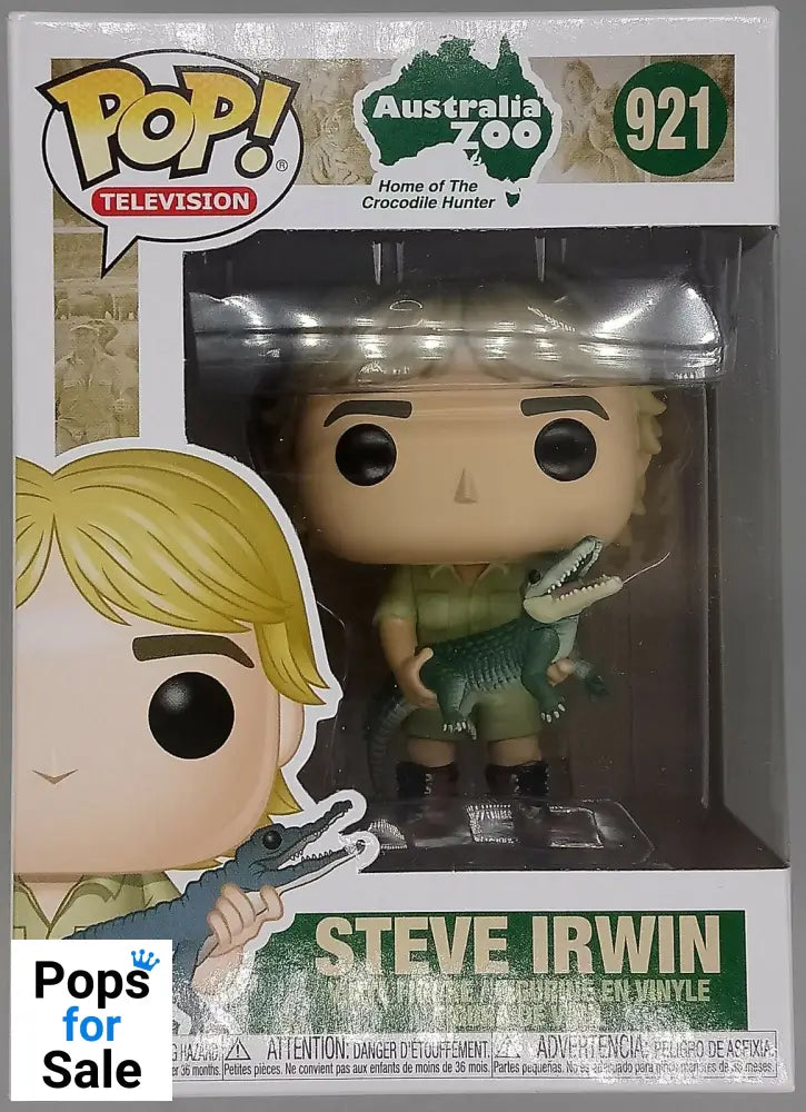 #921 Steve Irwin - Australia Zoo - Crocodile Hunter Funko POP