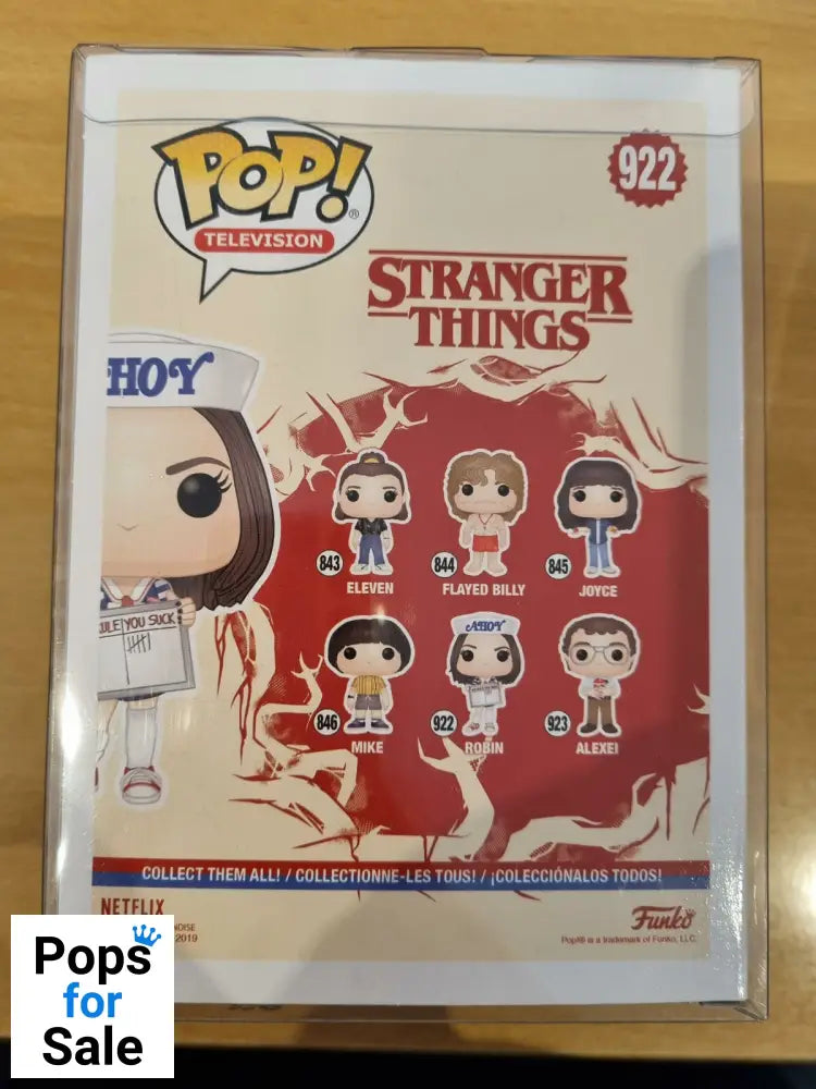 #922 Robin - Stranger Things - Scoops Ahoy Funko POP