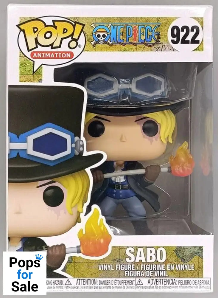 922 Sabo - One Piece - Funko POP - Box Damaged