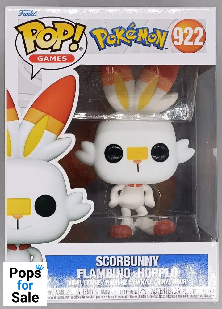 922 Scorbunny - Pokemon Funko POP