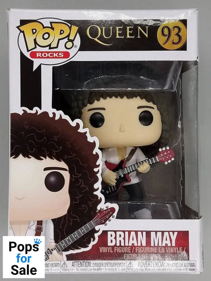 93 Brian May - Queen - Box Damaged Funko POP