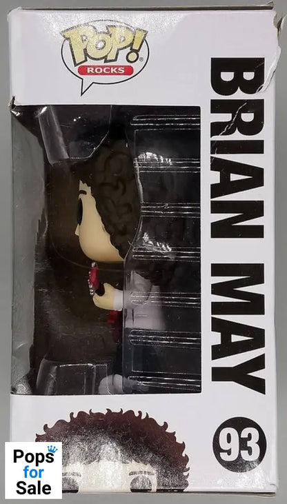 93 Brian May - Queen - Box Damaged Funko POP