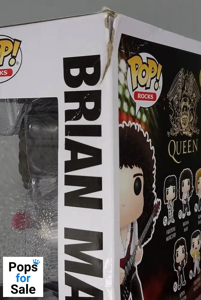 93 Brian May - Queen - Box Damaged Funko POP