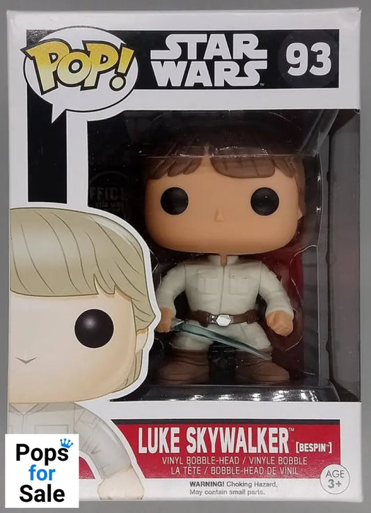 #93 Luke Skywalker (Bespin) - Star Wars - Box Damaged Funko POP