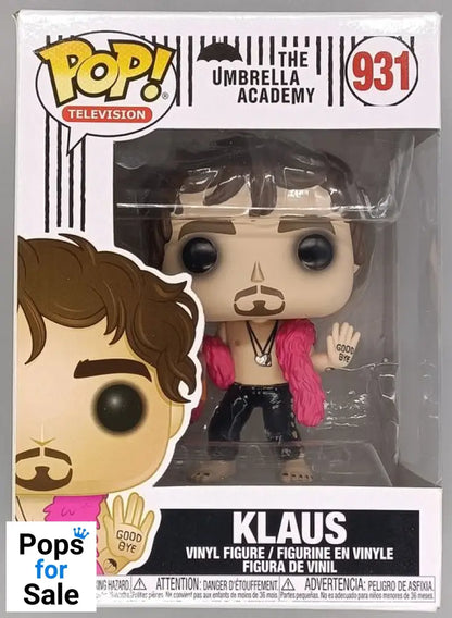 931 Klaus - Umbrella Academy - Box Damaged Funko POP