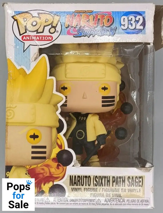 932 Naruto Sixth Path Sage - Naruto Shippuden - Box Damaged Funko POP