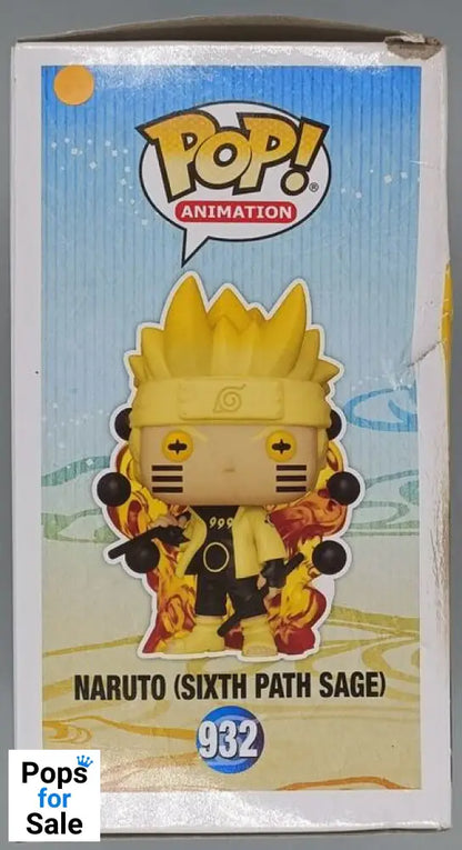 932 Naruto Sixth Path Sage - Naruto Shippuden - Box Damaged Funko POP