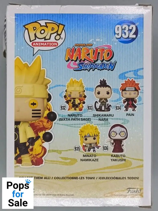 932 Naruto Sixth Path Sage - Naruto Shippuden - Box Damaged Funko POP