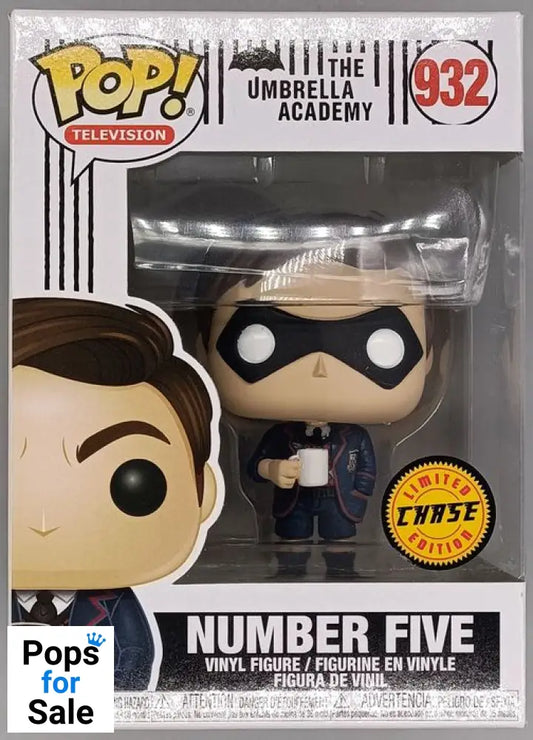932 Number Five (Masked) - Chase - Umbrella Academy Funko POP - Box Damaged