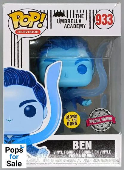 933 Ben - Glow - The Umbrella Academy - Box Damaged Funko POP