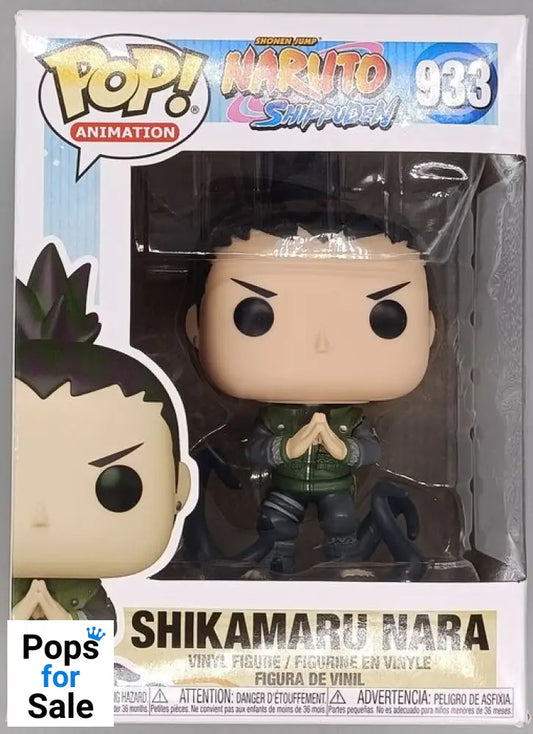 #933 Shikamaru Nara - Naruto Shippuden - Box Damaged Funko POP