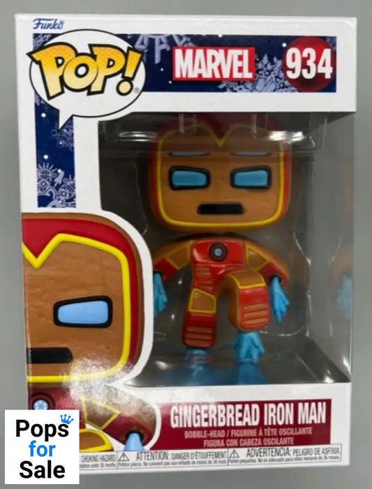 #934 Gingerbread Iron Man - Marvel Christmas Funko POP