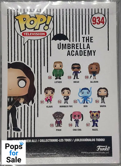#934 Vanya (White Violin) Chase Edition Umbrella Academy Funko POP - Box Damaged