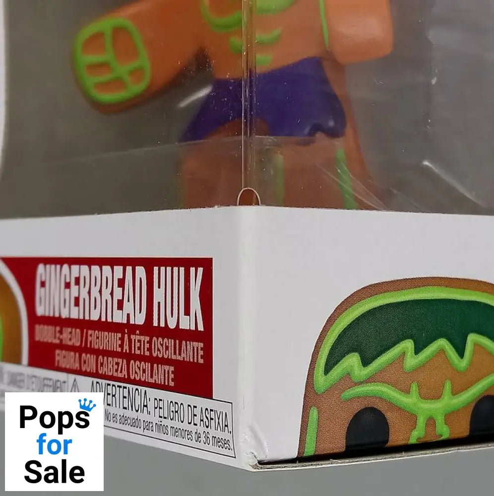 #935 Gingerbread Hulk - Marvel - Box Damaged Funko POP