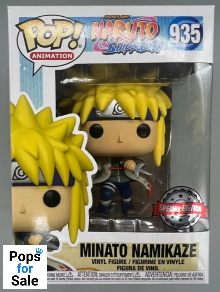 #935 Minato Namikaze Rasengan - Naruto Shippuden Box Damaged Funko POP