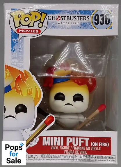 936 Mini Puft (on Fire) Ghostbusters Afterlife - Box Damaged Funko POP