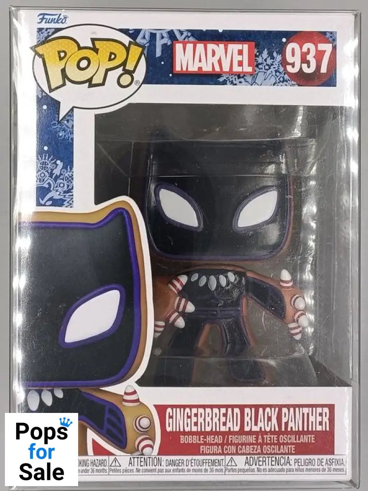 #937 Gingerbread Black Panther - Marvel Funko POP