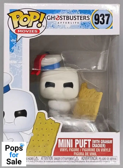 #937 Mini Puft (with Graham Cracker) Ghostbusters Afterlife Box Damaged Funko POP