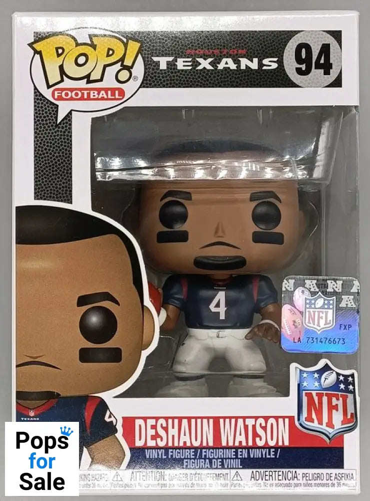 #94 Deshaun Watson - NFL Houston Texans - Box Damaged Funko POP