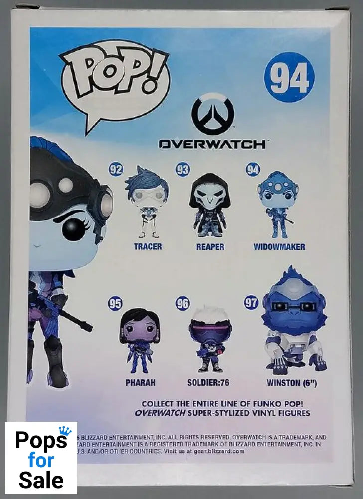 #94 Widowmaker - Overwatch - Box Damaged Funko POP