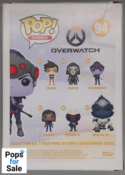 #94 Widowmaker (Winter) Overwatch - Box Damaged Funko POP