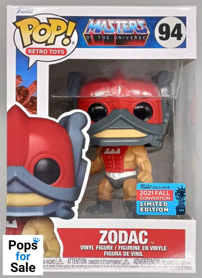 94 Zodac - Masters of the Universe - 2021 Con - Funko POP - Box Damaged