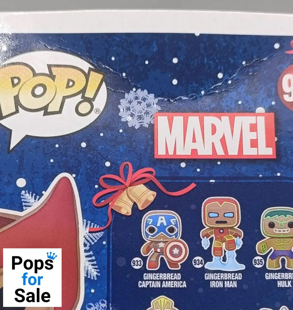 940 Gingerbread Scarlet Witch - Marvel Holiday - Box Damaged Funko POP