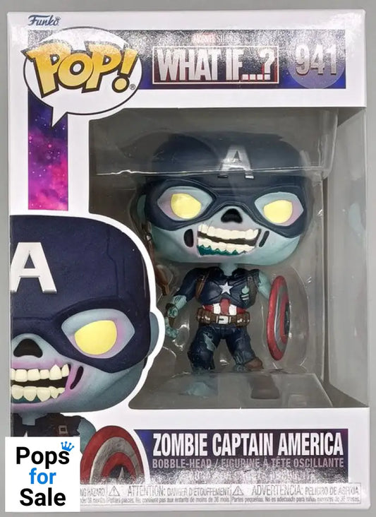 #941 Zombie Captain America - Marvel What if...? Funko POP