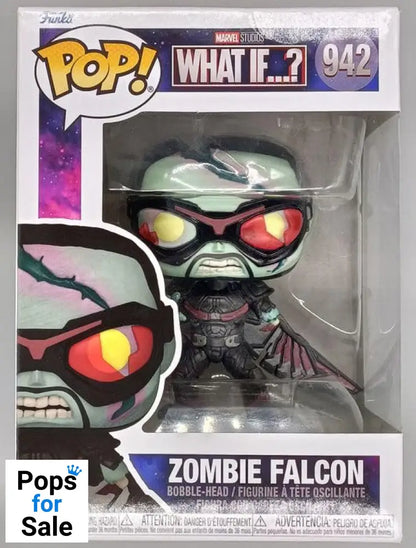 942 Zombie Falcon - Marvel What if...? - Funko POP - Box Damaged