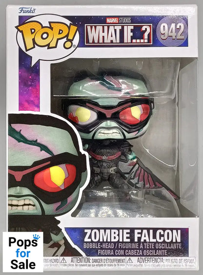 942 Zombie Falcon - Marvel What if...? - Funko POP - Box Damaged