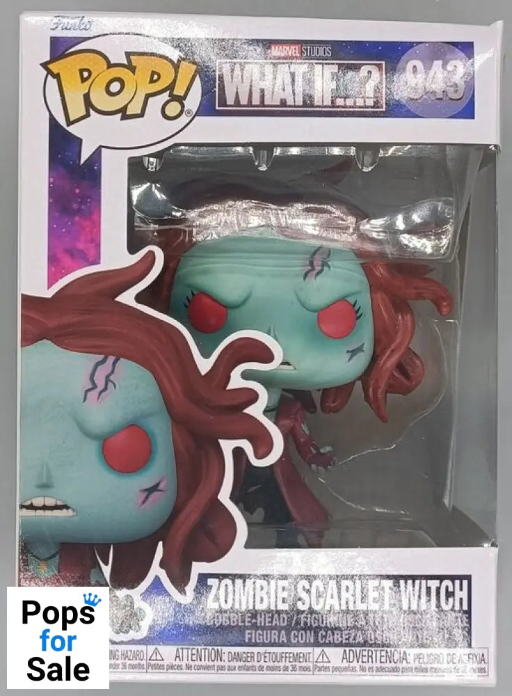 943 Zombie Scarlet Witch - Marvel What if...? - Box Damaged Funko POP