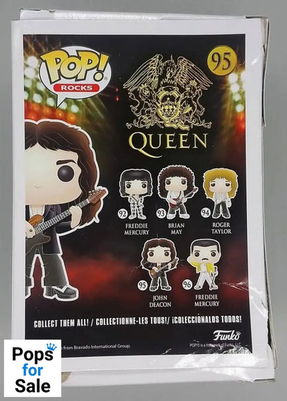 95 John Deacon - Queen - Rocks - Box Damaged Funko POP