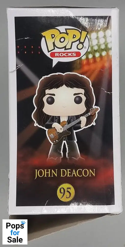 95 John Deacon - Queen - Rocks - Box Damaged Funko POP