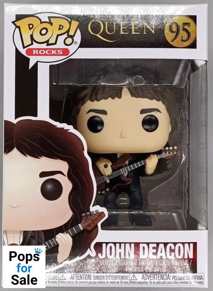 #95 John Deacon - Queen - Rocks Funko POP