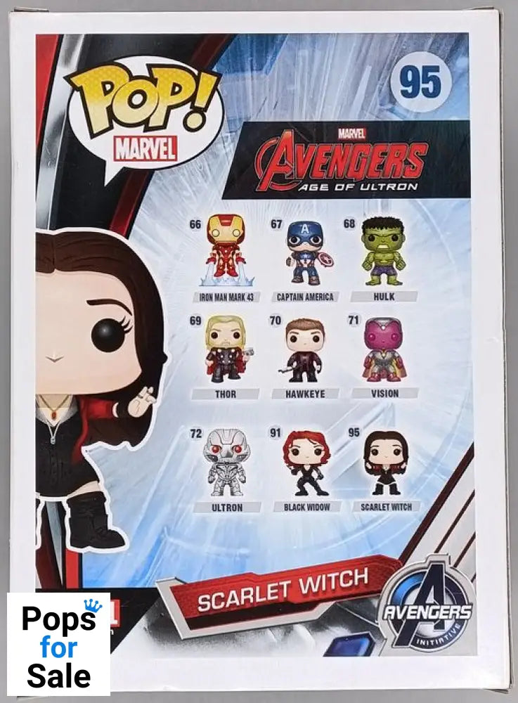 95 Scarlet Witch - Marvel Avengers: Age of Ultron Box Damaged Funko POP