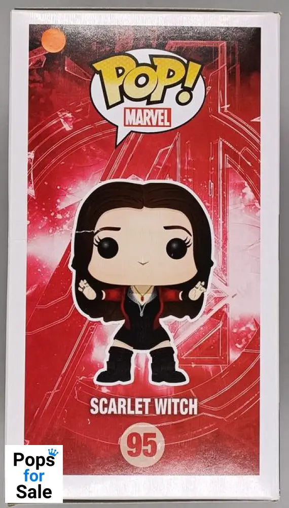 95 Scarlet Witch - Marvel Avengers: Age of Ultron Box Damaged Funko POP