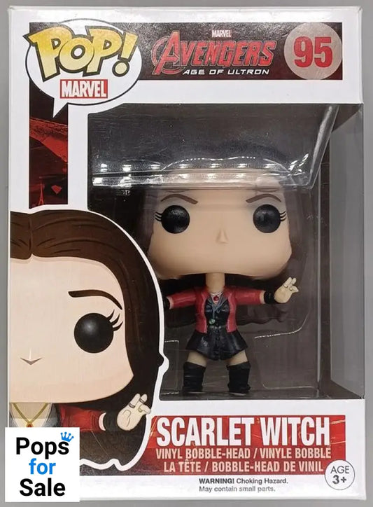 95 Scarlet Witch - Marvel Avengers: Age of Ultron Box Damaged Funko POP