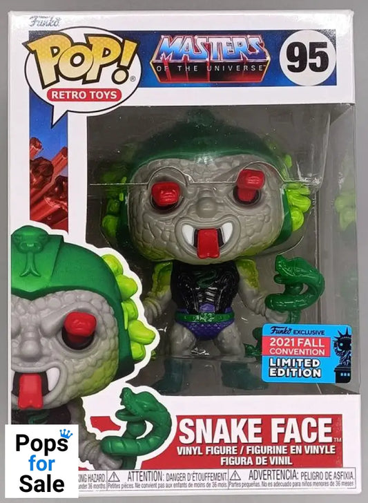 95 Snake Face - Masters of the Universe - 2021 Con Funko POP