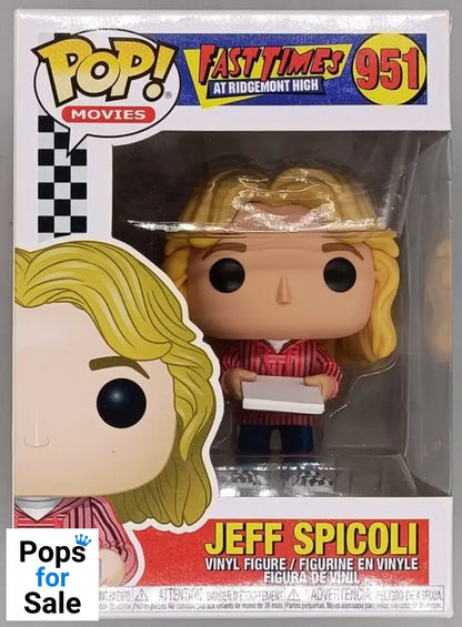 #951 Jeff Spicoli (w/ Pizza) Fast Times at Ridgemont High Box Damaged Funko POP